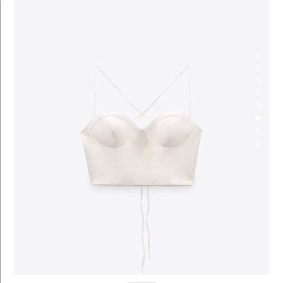 ZARA STRAPPY CORSET TOP - Picture 3 of 4